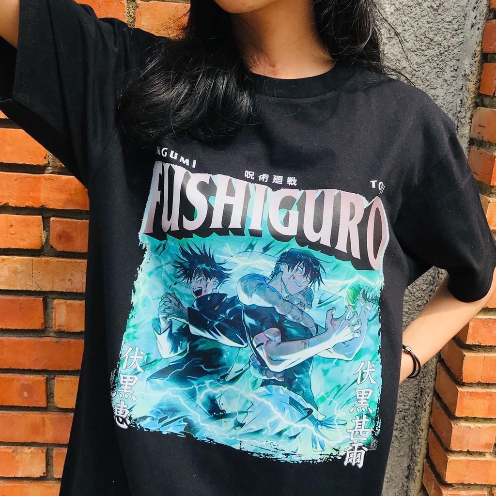 Tshirt Megumi x Toji Fushiguro Anime Manga Jujutsu Kaisen Premium Unisex