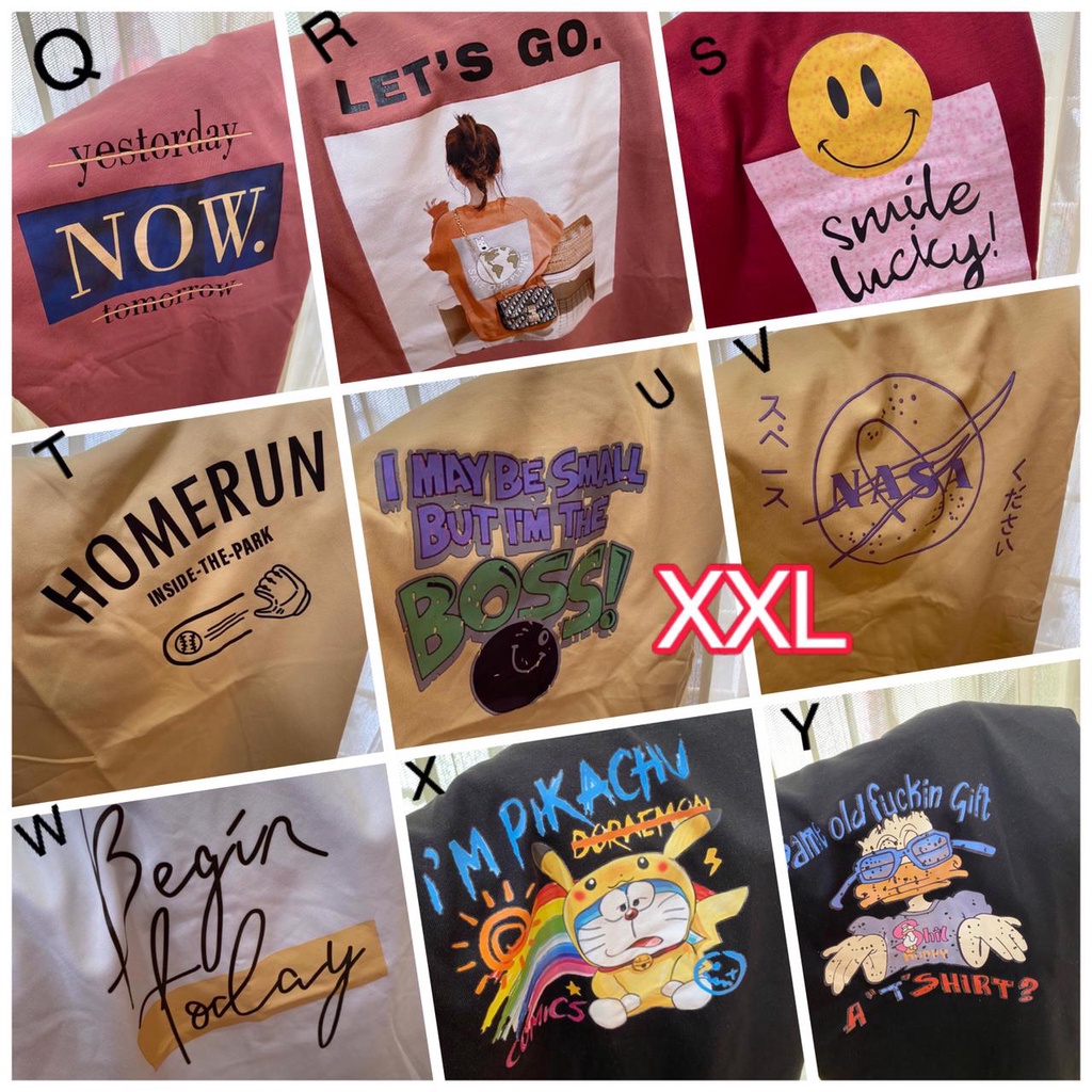 KAOS 100% IMPORT OVERSIZE WANITA/KAOS MURAH/KAOS LUCU/ATASAN KAOS WANITA IMPORT/KAOS OVERSIZED