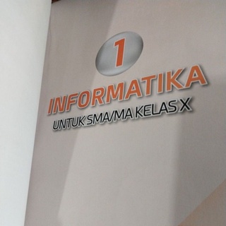 Jual Buku Informatika Kelas 10/X/1 Sma Ma Erlangga Revisi | Shopee ...