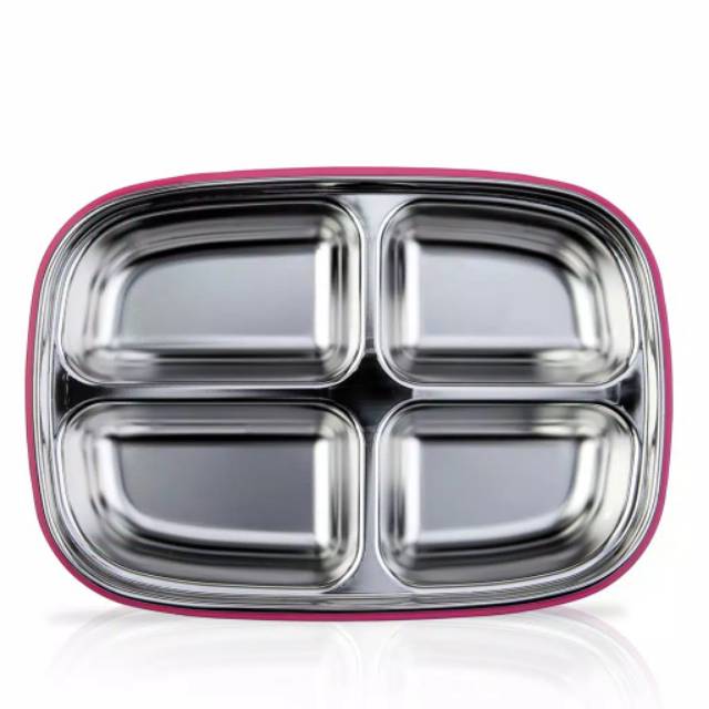 Nuby insulated stainless steel luncbox - kotak bekal anak | kotak makanan