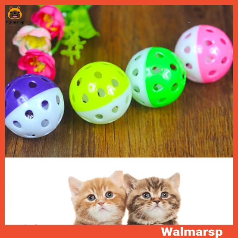 Mainan Bola Gigit Anjing / Kucing Bentuk Bundar Bahan Plastik