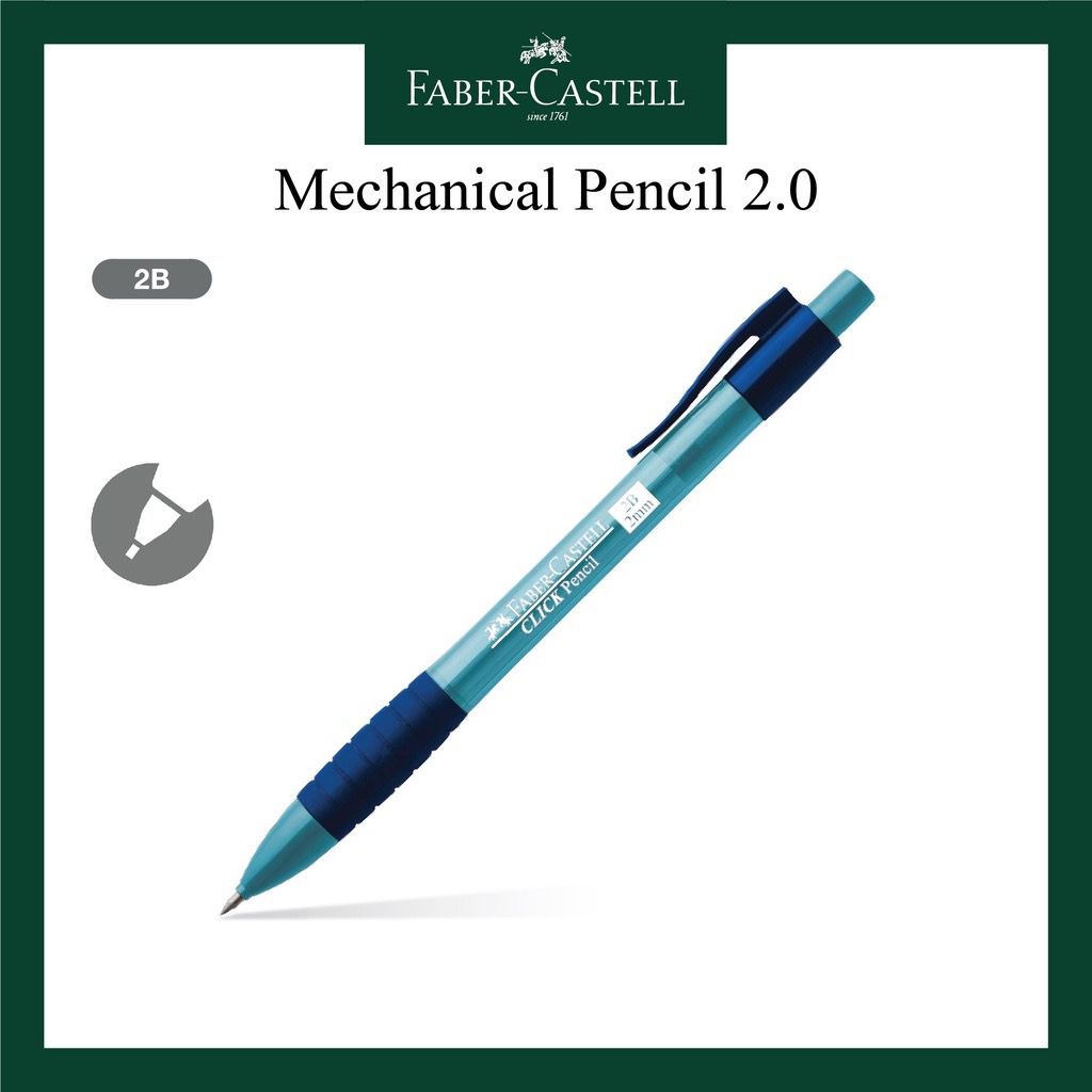 Pensil Mekanik Faber-Castell Ukuran 2.0