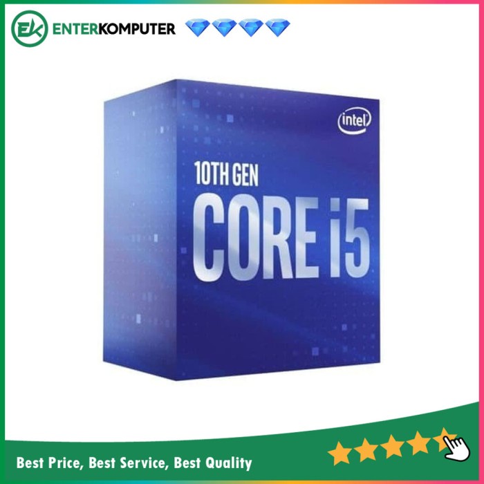 Intel Core i5-10400 2.9Ghz Up To 4.3Ghz - Cache 12 MB [Box] LGA 1200