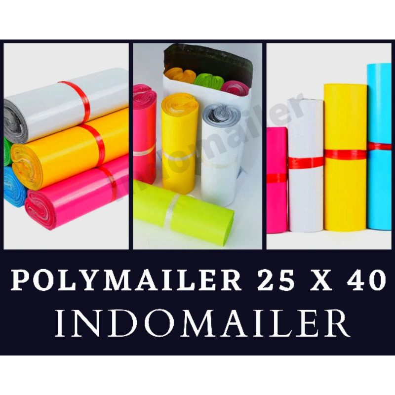 [25x40] 100 LBR PLASTIK POLYMAILER OLSHOP / PLASTIC PACKING ONLINE SHOP