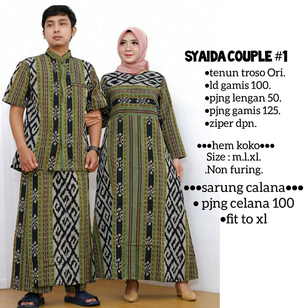 Syaida couple ori tenun troso