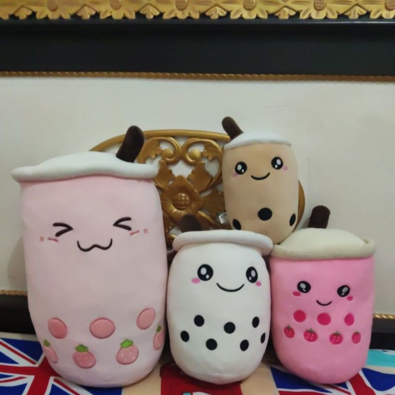 Boneka Boba lembut bahan miniso Boba fanclaw cotton ani  SNI