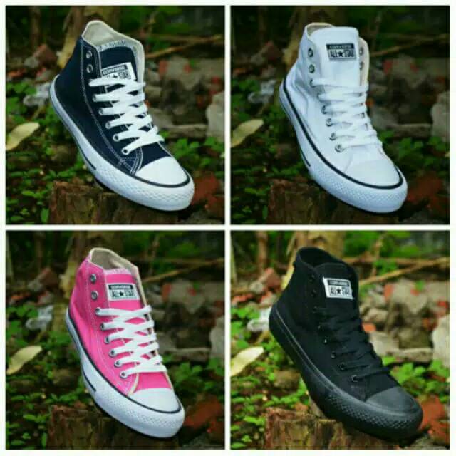 Sepatu sneakers converse high termurah