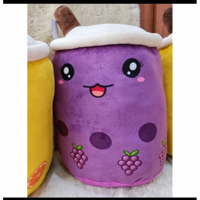 Boneka Boba Milk Tea Bantal Gentong Jumbo