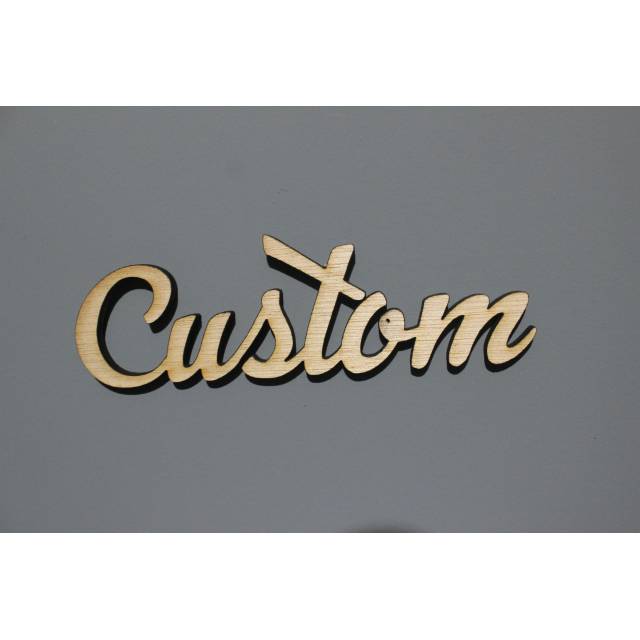 Hiasan Dinding Pajangan Dinding Huruf Kayu Custom Perhuruf Satuan