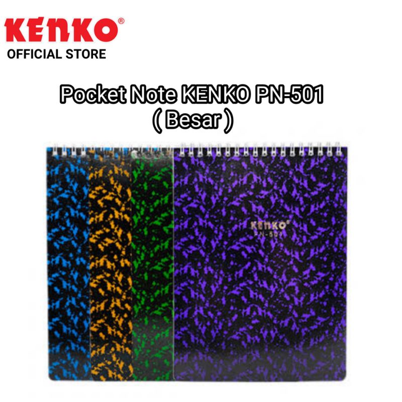 

Pocket Note KENKO PN-501/ Notes Spiral Kenko ( Besar )