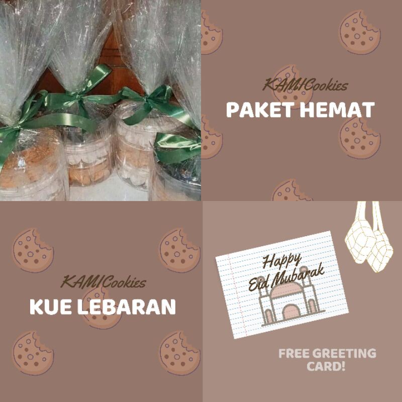 

HAMPERS LEBARAN Paket Kue Kering Cookies Lebaran Idul Fitri Enak Murah 250gr (Part 1)