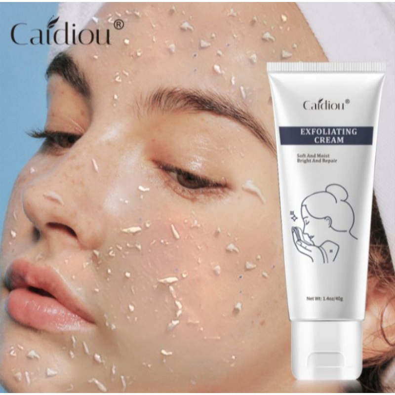 {READY} CAIDIOU SKIN CARE EXFOLIATING CREAM | FACE SCRUB DEEP CLEANSING, MOISTURIZING, REPAIR, WHITENING |