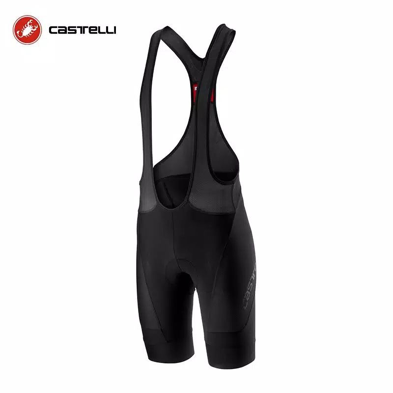 Celana sepeda pendek bib short Castelli roadbike, MTB