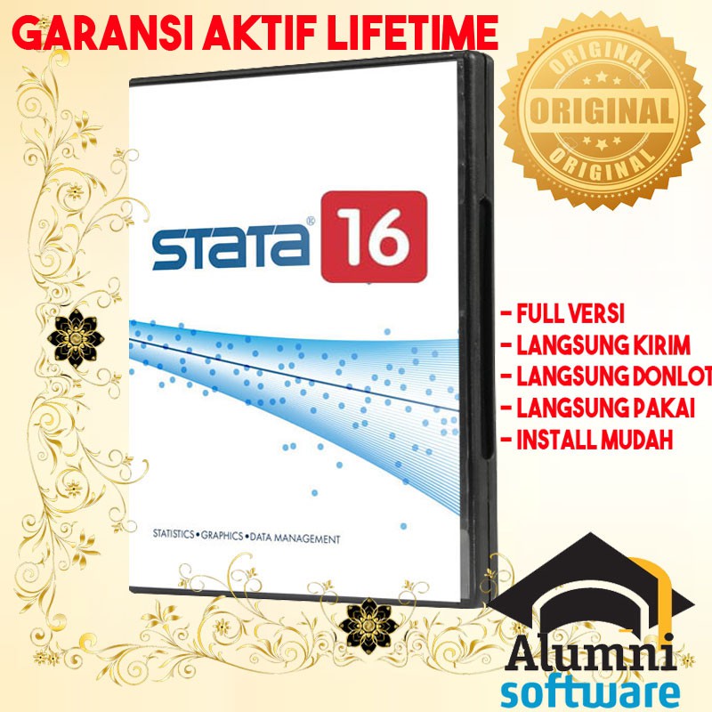 [FULL VERSION] Stata 16 Analisis Statistik Software - GARANSI AKTIVASI