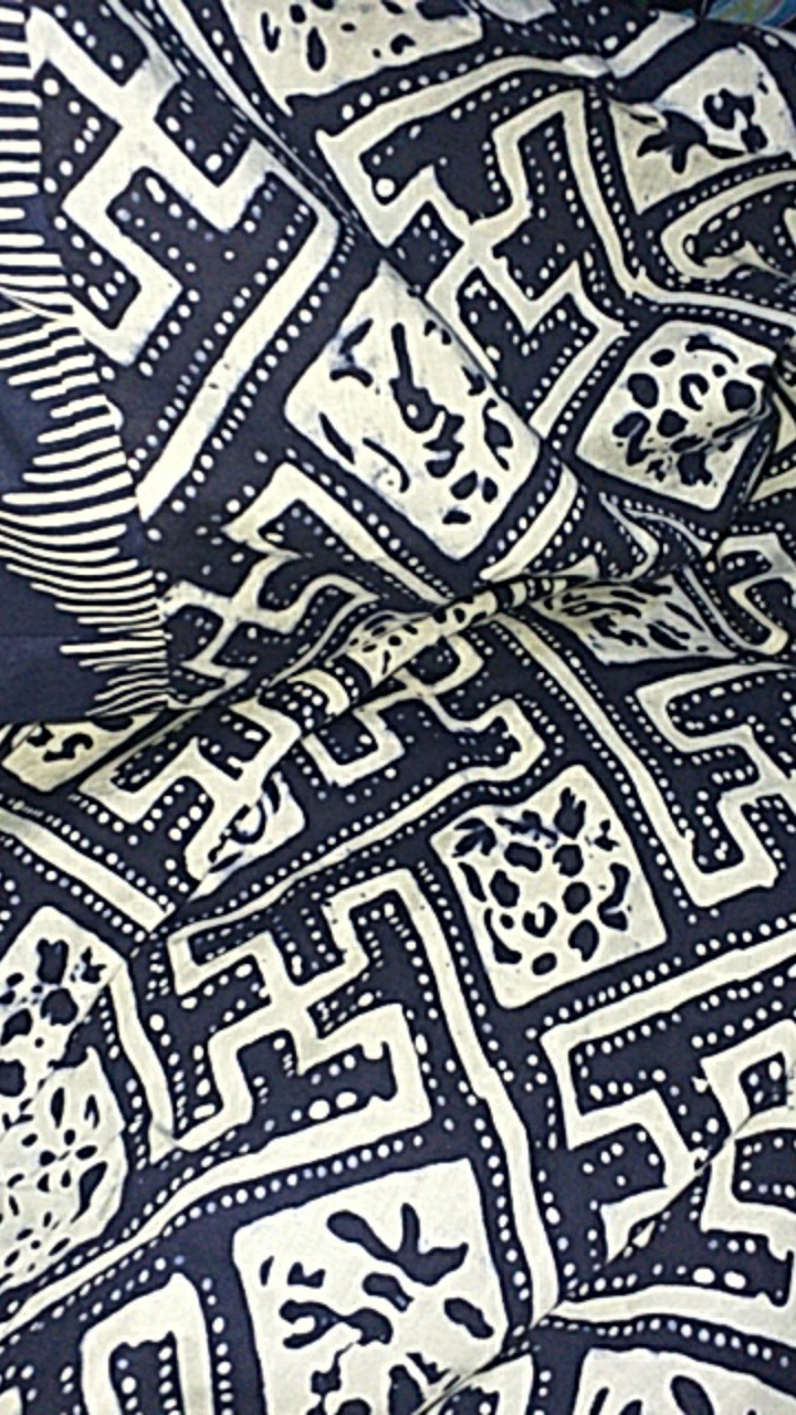 Shanaya Batik Tunik Agnesia Katun Garutan Seling Lengan Balon Kancing Depan Hidup Size S M L Xl