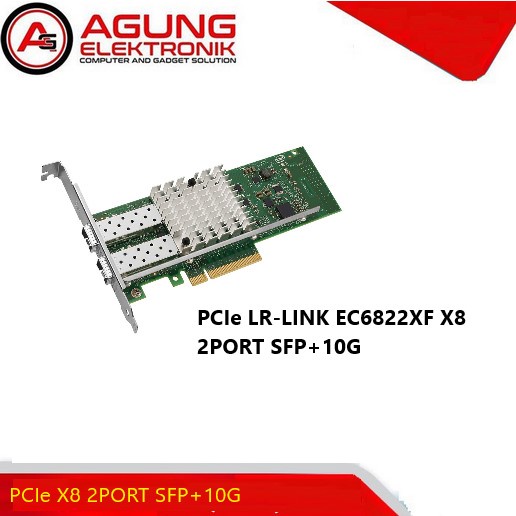 LR-LINK EC6822XF PCIe X8 10G SFP+DUAL PORT SERVER ADAPTER