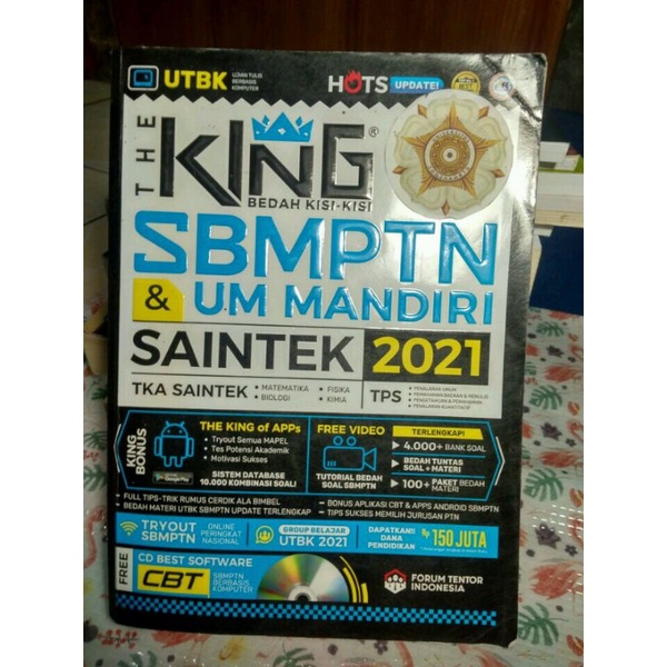 Preloved THE KING SBMPTN 2021 Saintek