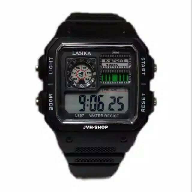 JAM TANGAN PRIA KEREN SPORTY LASIKA 897  ORIGINAL WATER RESIST BEST SELLER