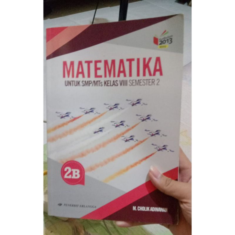 

BUKU MATEMATIKA SMP/MTS KELAS 8 SEMESTER 2 REVISI K13N ERLANGGA