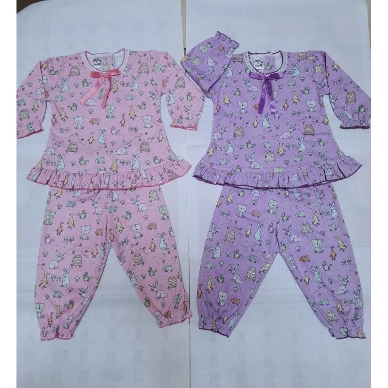 piyama chery house/ girls size M-L   2-4    5-7