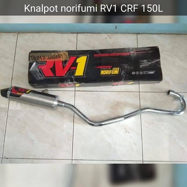 Ready knalpot CRF150L Norifumi original type RV-1