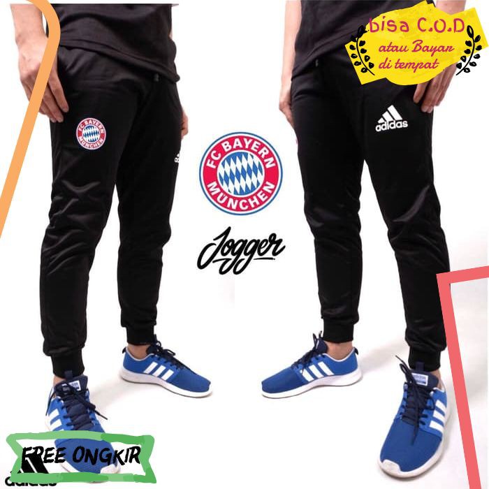 [COD]758 CELANA KAOS PRIA BAYERN MUNCHEN TRAINING / JOGGER PANTS MUNCHEN GRADE ORI MURAH