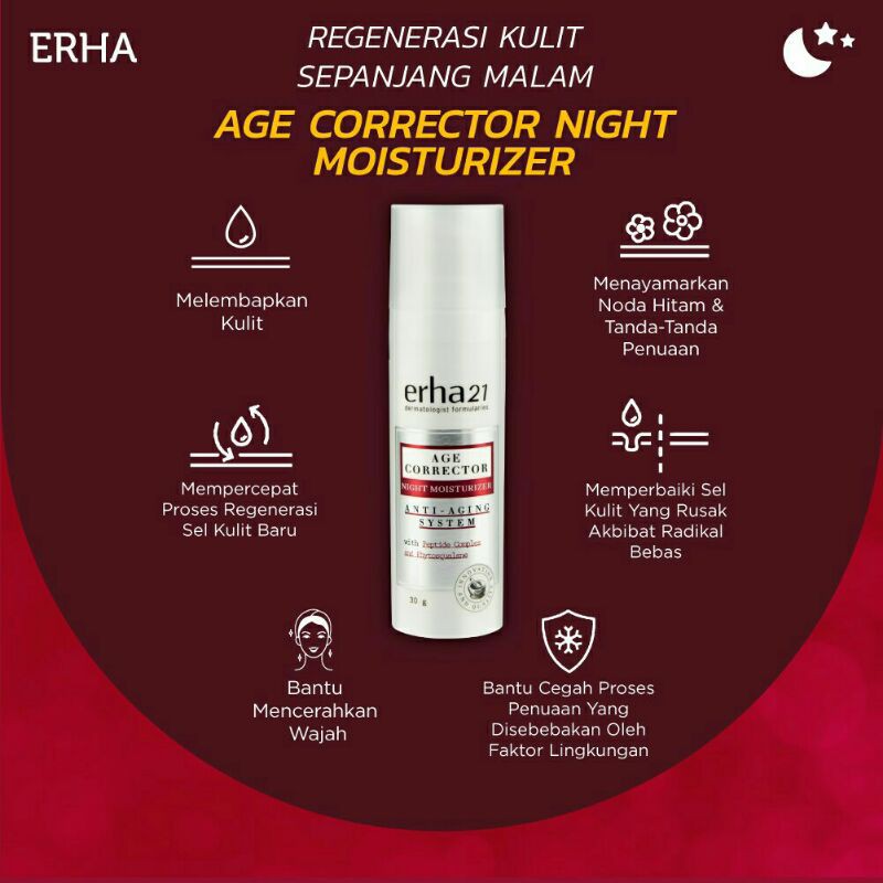 ERHA Corrector Night Moisturizer