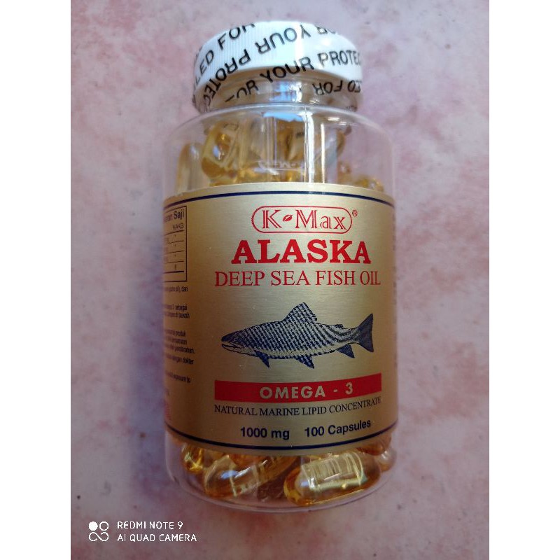 Alaska Deep Sea Fish Oil/Minyak Ikan Alaska/Omega 3 Alaska/Alaska Omega 3