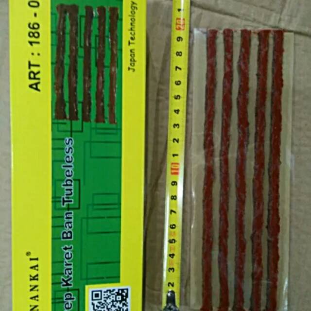 Refill Lem Karet Alat Tambal Ban Tubles Ban Motor Ban Mobil Refill KARET LEM CACING Ban Tubles