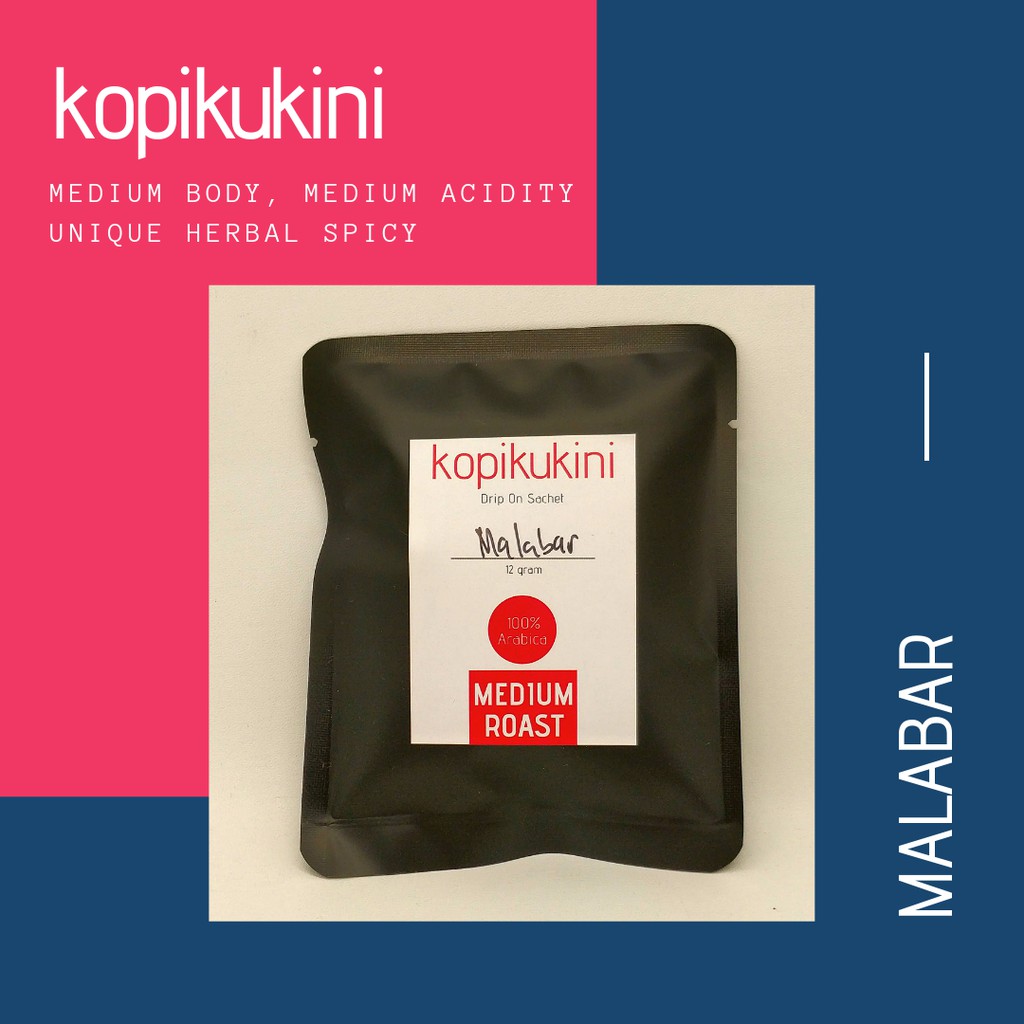 

KOPI ARABIKA MALABAR BUBUK - DRIP ON COFFEE ISI 2 SACHET, SINGLE ORIGIN ARABICA, KOPI SASET