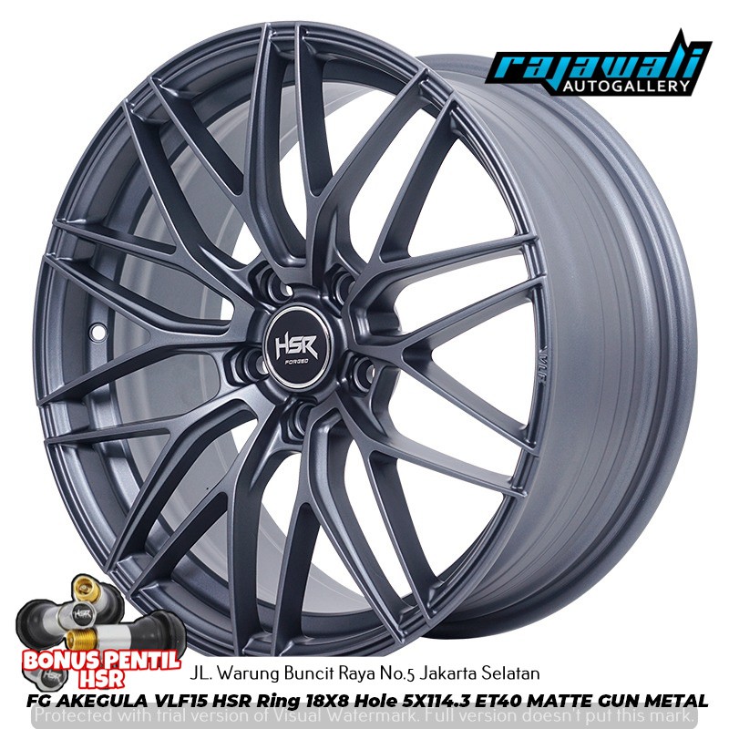 VELG MOBIL RING 18 R18 HSR AKEGULA - CIVIC FD RUSH TERIOS ACCORD XPANDER CROSS ALPHARD