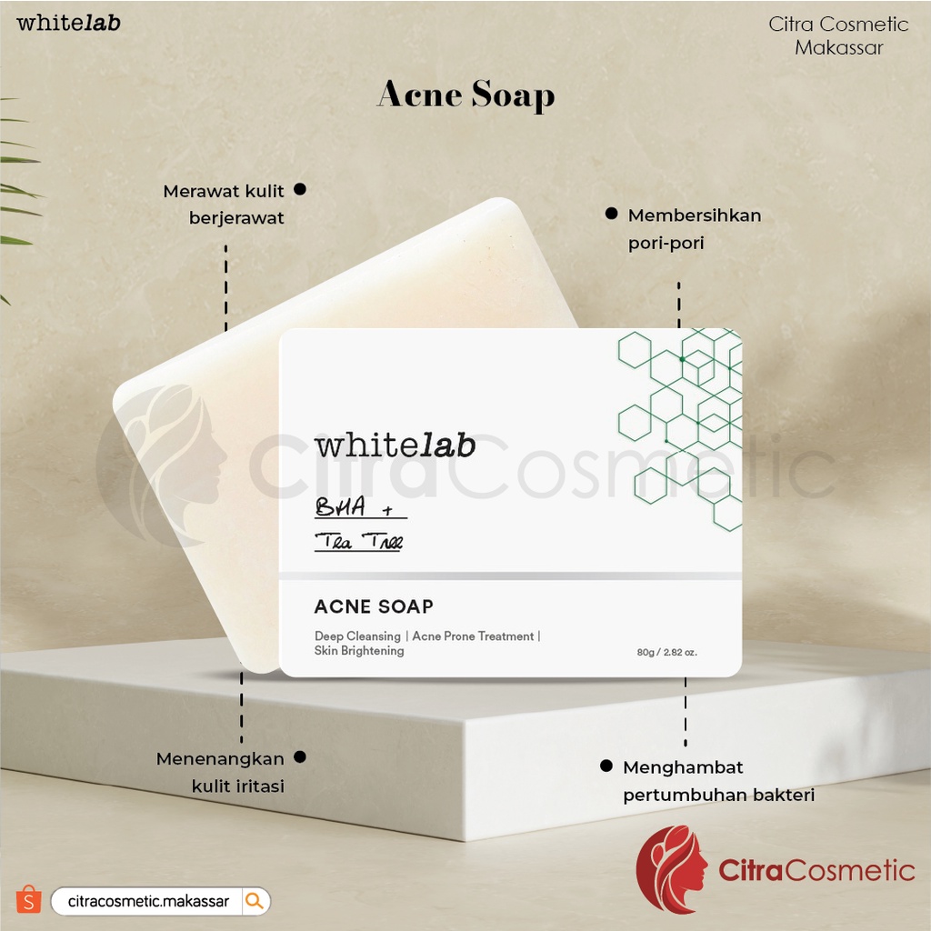 Whitelab Acne Series | Toner | Calming Serum | Acne Cream | Acne Soap