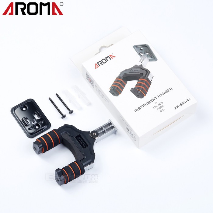 Aroma AH-83U-01 Gantungan Ukulele dan Biola Wall Stand Hanger