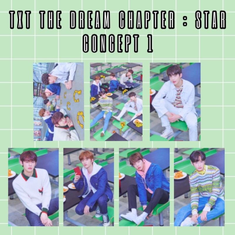 [kstuffind] TXT PHOTOCARD THE DREAM CHAPTER STAR : CONCEPT 1 TDCS TXT PC PREMIUM UNOFFICIAL