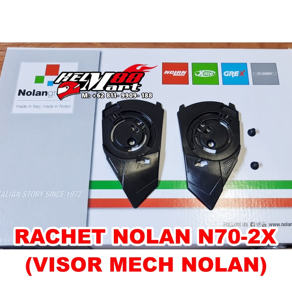 Ratchet Nolan N70-2X Visor Mech Rachet Nolan N70.2X N70 (BASE PLATE)