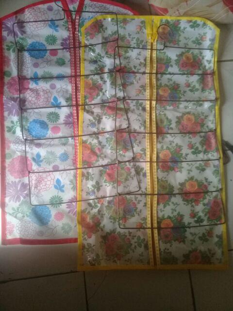 Hanger Jilbab Murah Set Plus Covernya Bisa Pilih Warna Dan Campur Motif