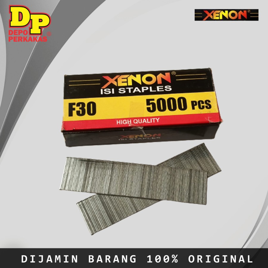 

Xenon F30 Isi Staples Mesin Paku Tembak Refill Air Nailer Stapler Gun