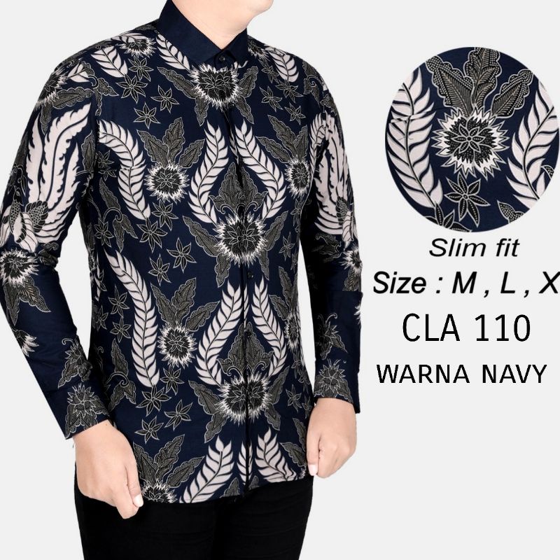 BAJU BATIK PRIA // BATIK COWOK // BATIK SLIMFIT / BATIK MODERN // BATIK PREMIUM OL 116