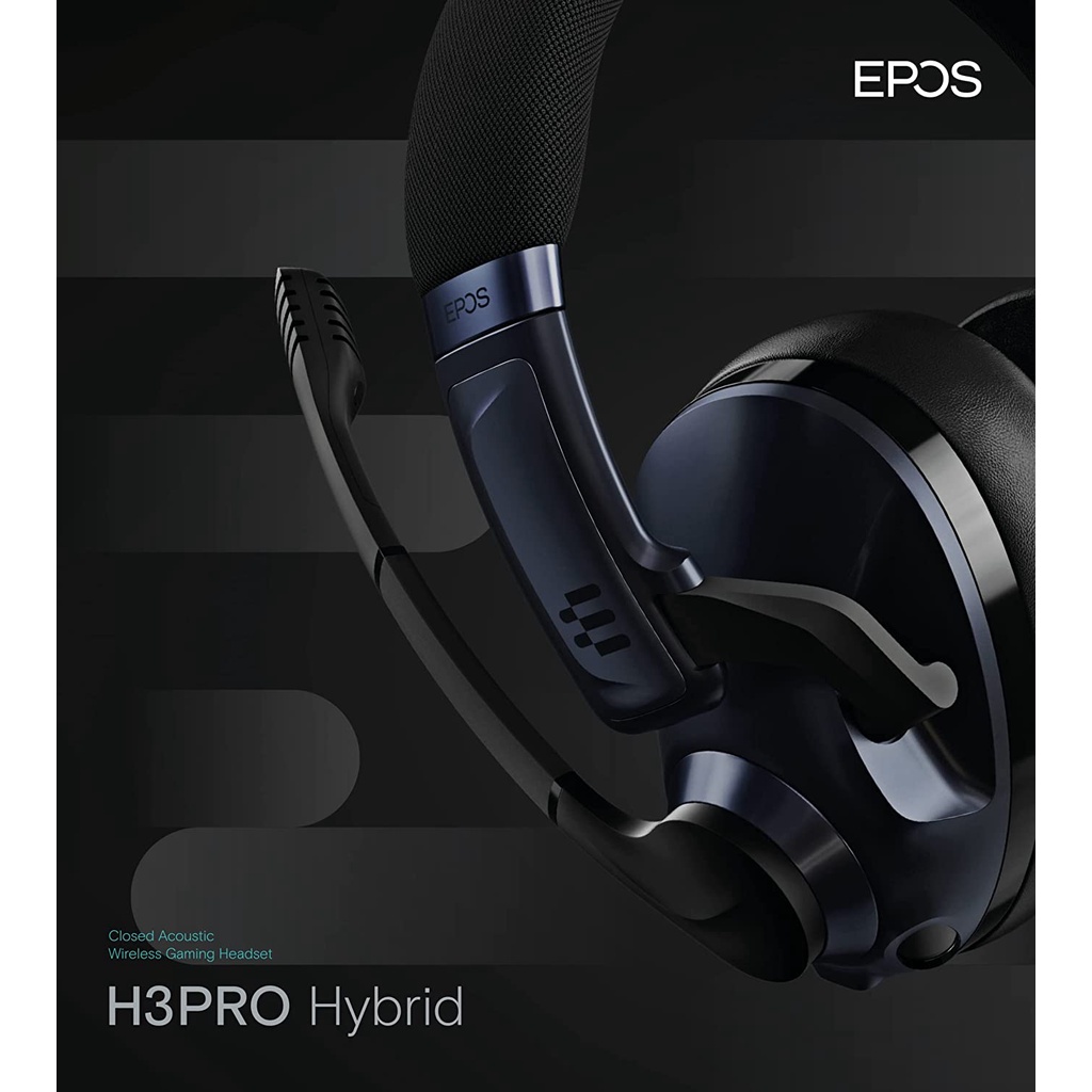 EPOS H3 Pro Hybrid Closed Acoustic Bluetooth Gaming Headset