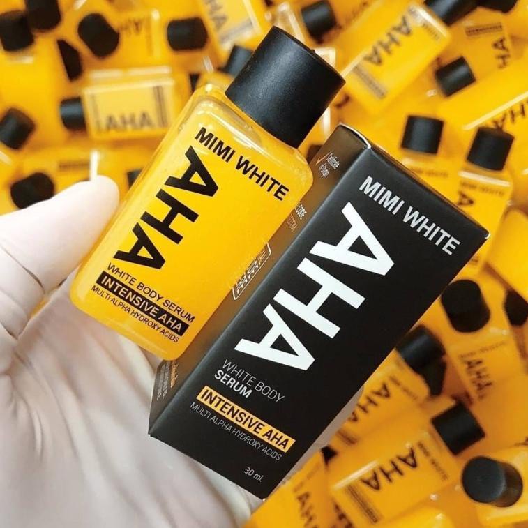 Mimi White AHA Serum Original MIMI WHITE SERIAL BARCODE AHA MIMI WHITE