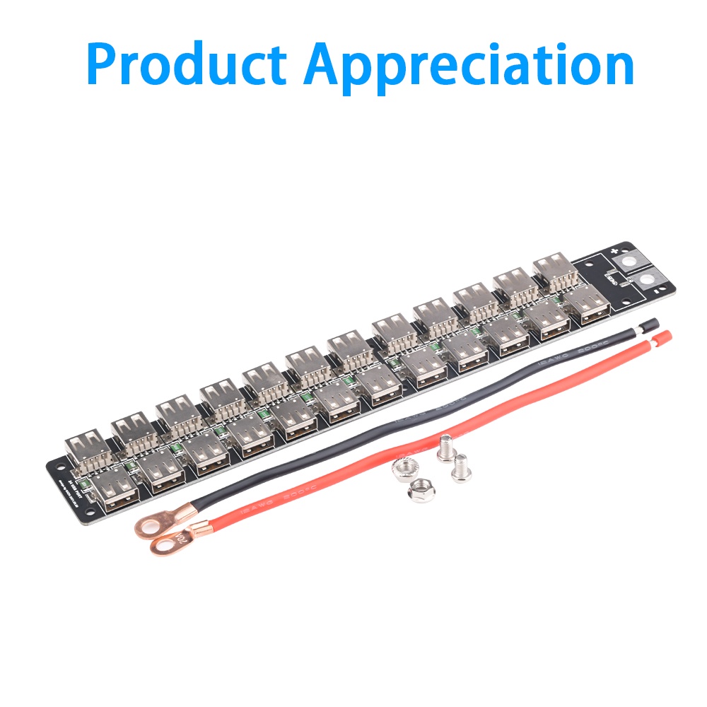 4.8-5.2V  USB Charger 24-Port Fast Charging Socket Power Supply Board Double-RoB6