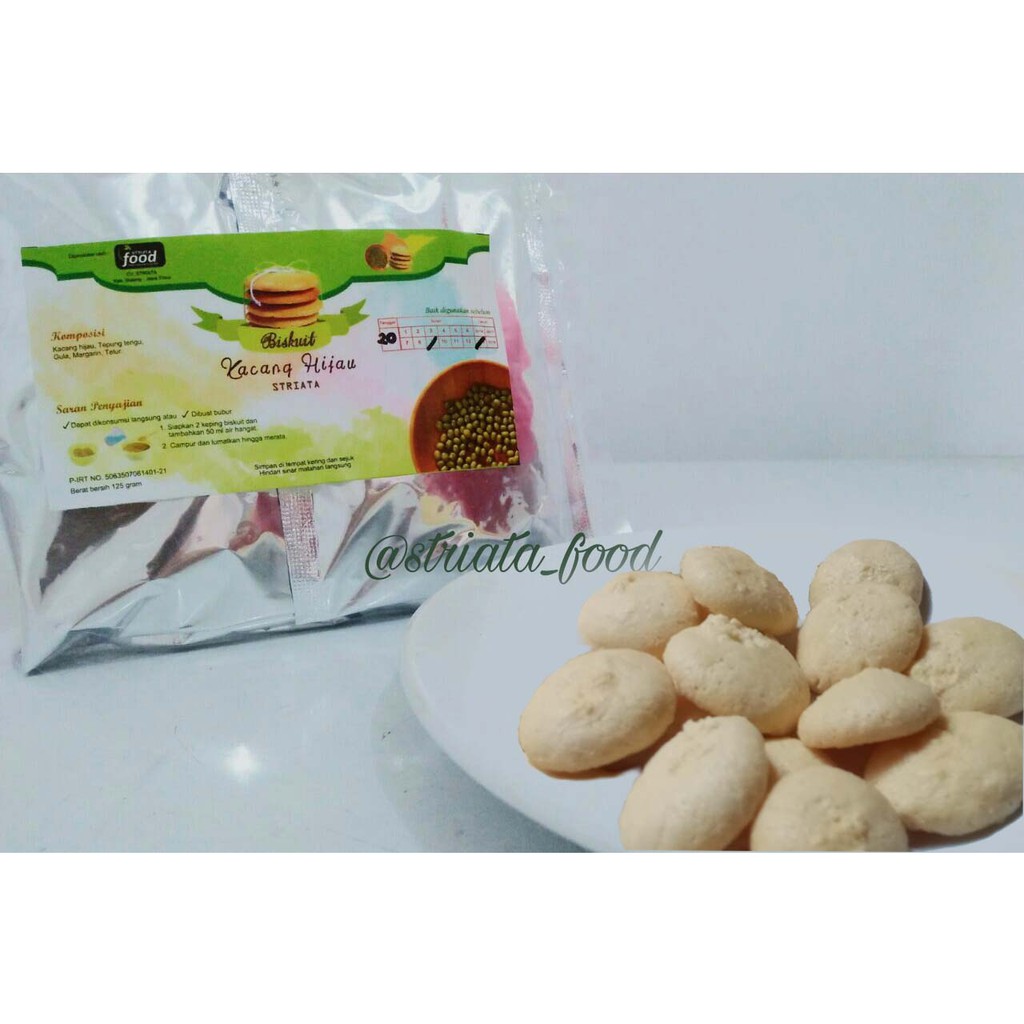 

Biskuit Bayi STRIATA 125 g - Kacang Hijau. Sertakan pembelian bubblewrap