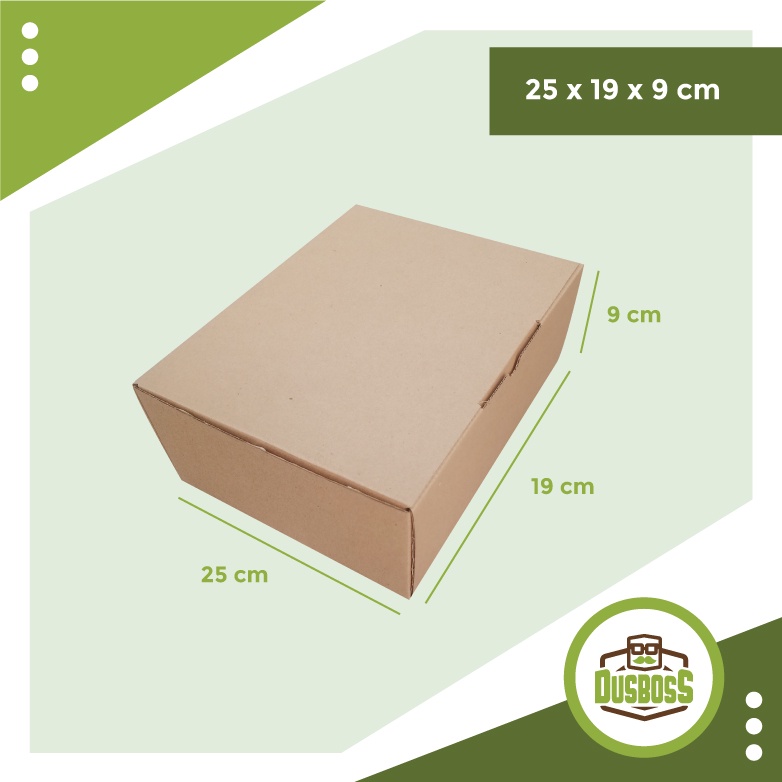 

Kardus karton uk. 25 x 19 x 9 - diecut kotak aksesories / multi fungsi / kue