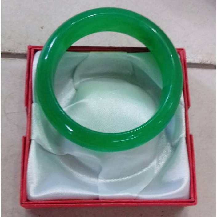 GELANG GIOK ASLI CHINA WARNA HIJAU PROMO