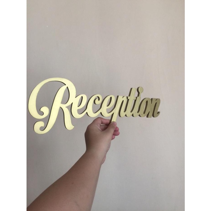 

Paper | Wooden Name Reception Murah Baru