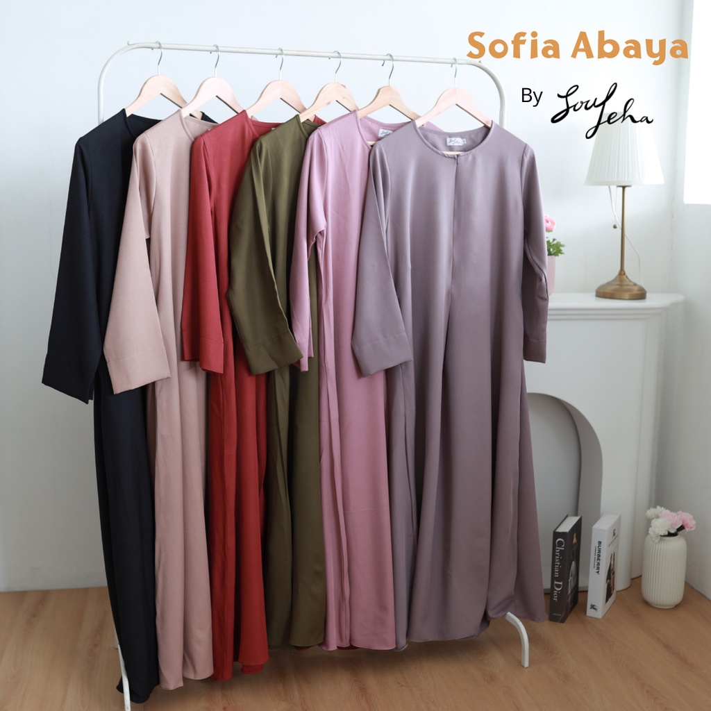 Soulleha Sofia Abaya Basic Abaya Turki Premium