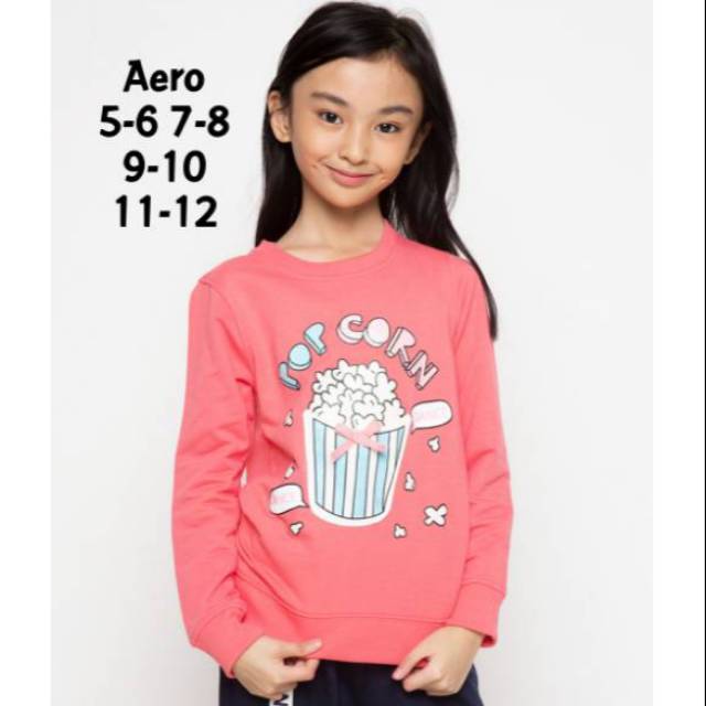 sweater anak aero girls original