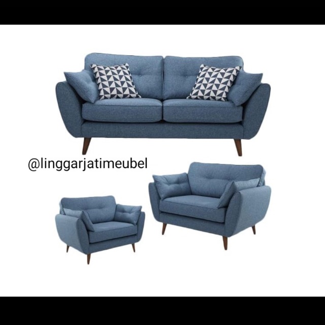 Set sofa Retro 211 Sofa Chester Sofa Minimalis