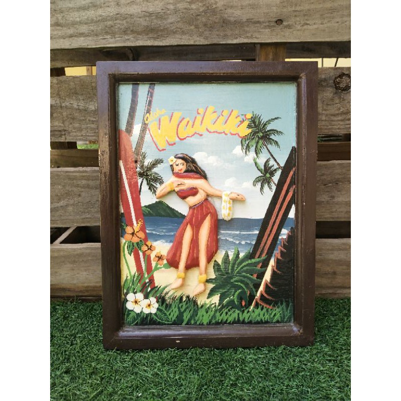 PAJANGAN FRAME 3D "WAIKIKI"