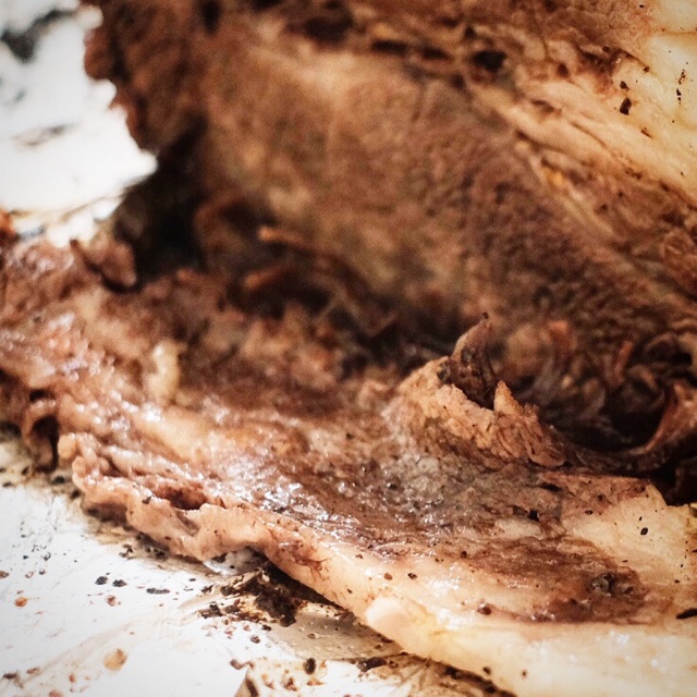 

Smoked wagyu brisket 200 gr ( baramera bbq )